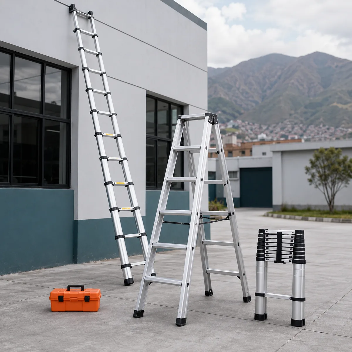 Escaleras disponible para alquiler