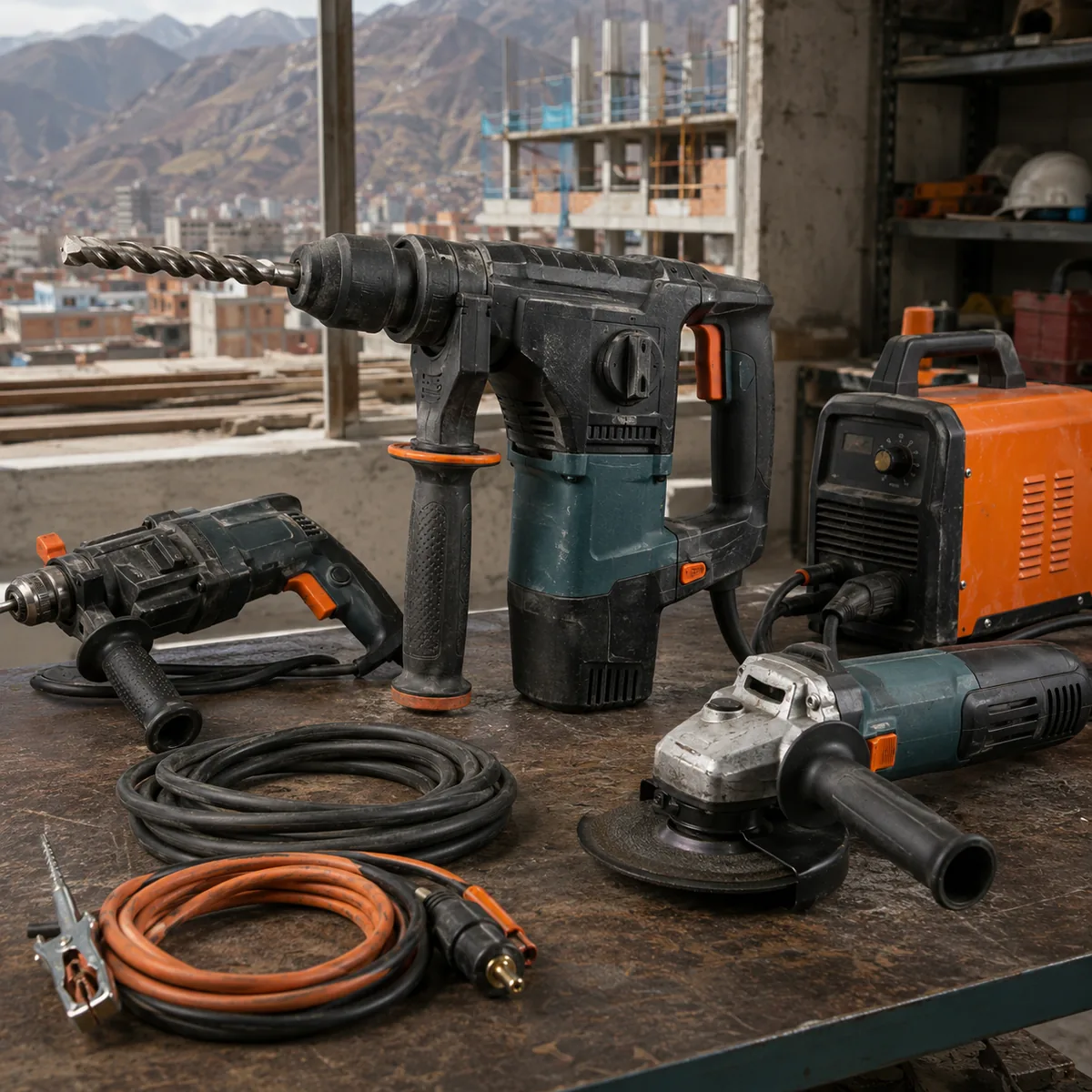 Herramientas eléctricas disponible para alquiler