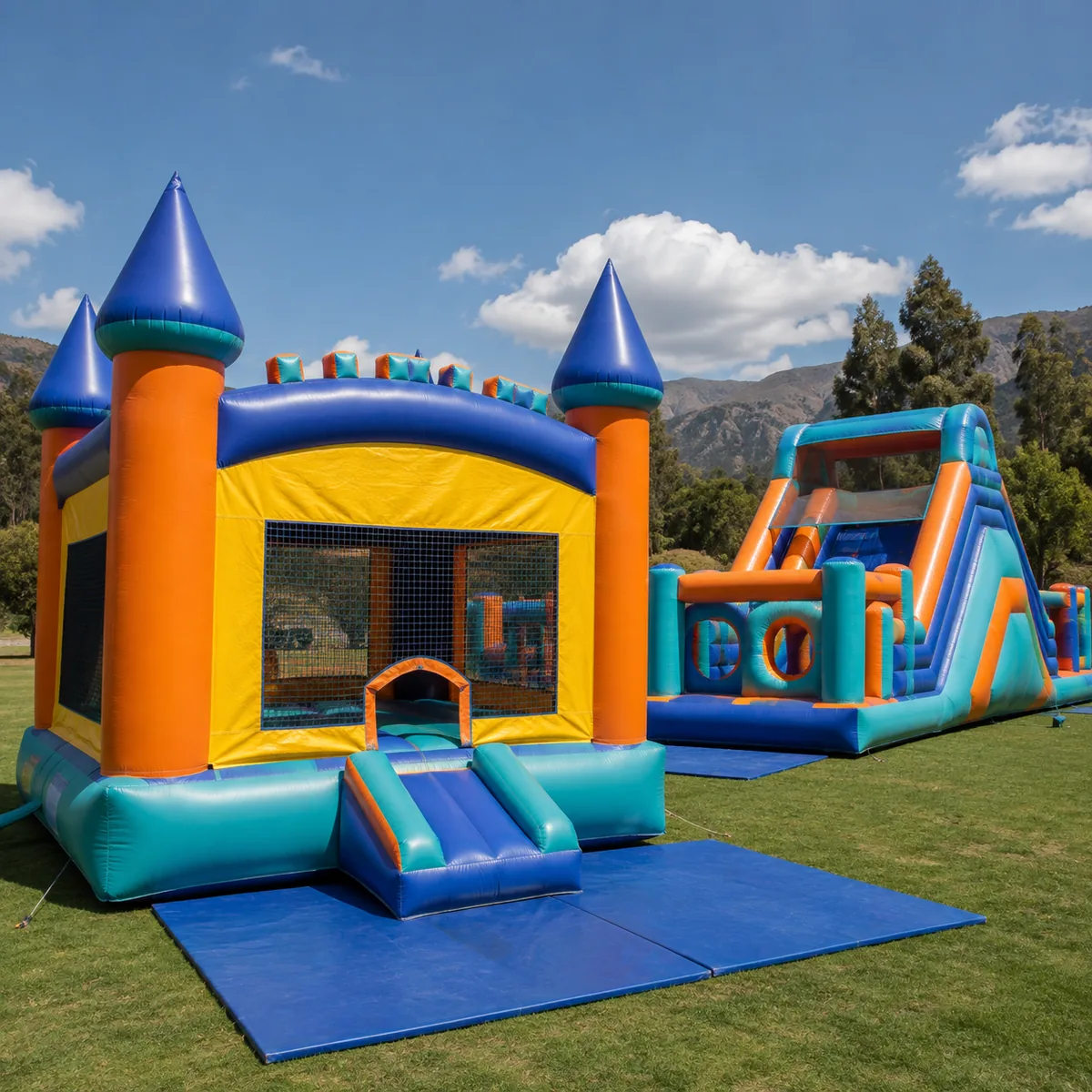 Juegos y castillos inflables disponible para alquiler