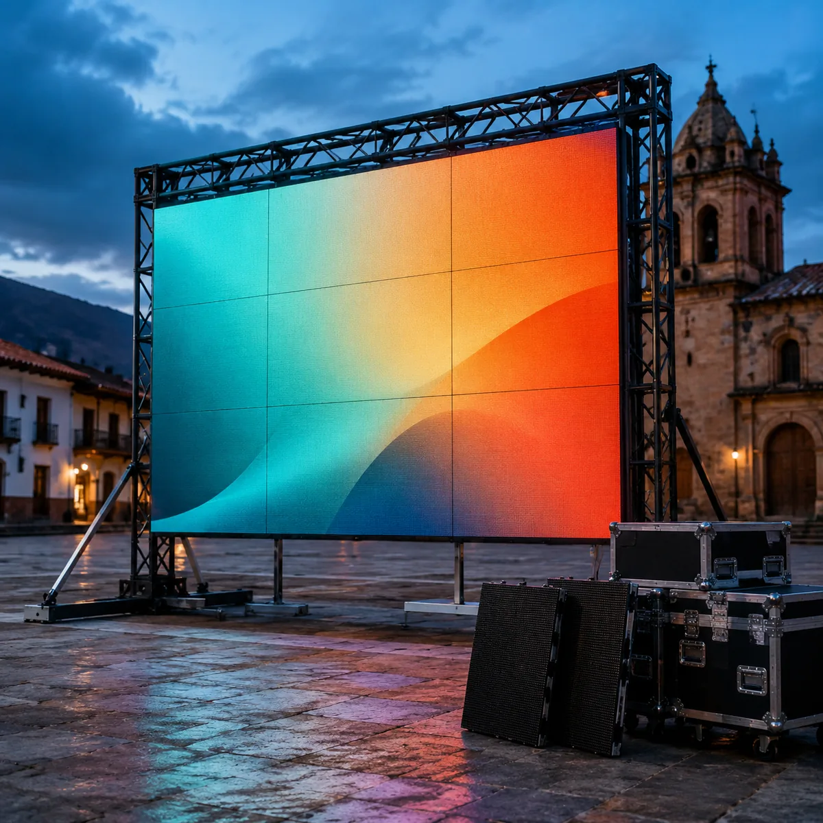 Pantallas LED y pantallas gigantes disponible para alquiler