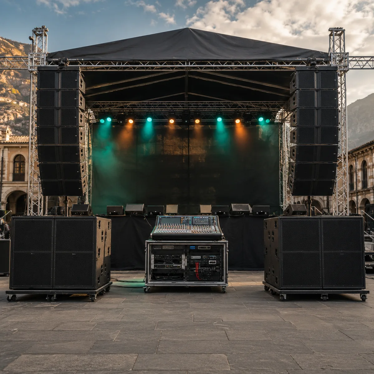 Sonido profesional disponible para alquiler