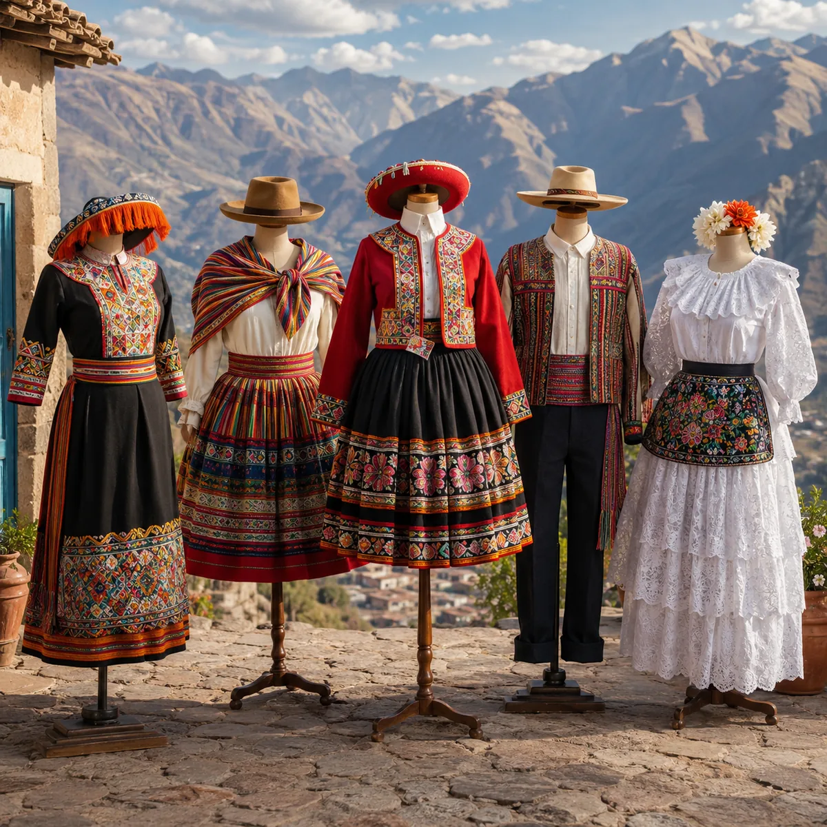 Trajes típicos disponible para alquiler