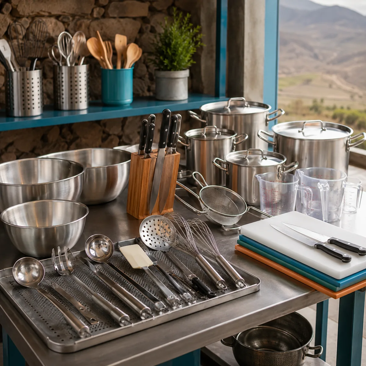 Utensilios y accesorios de cocina disponible para alquiler
